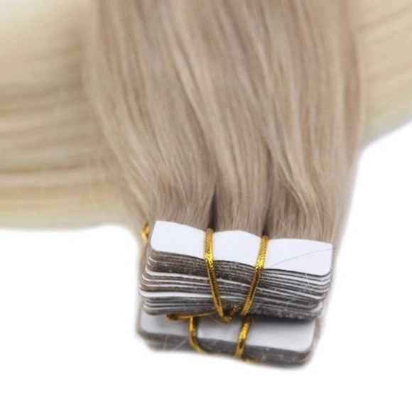 18” 4 PACK #18/60 Blonde HUMAN HAIR TAPE INS *NWT - Picture 3 of 8
